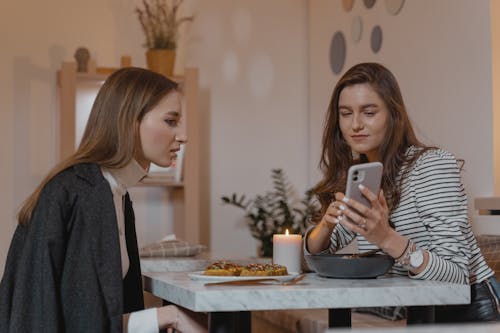 Women Looking at a Smartphone