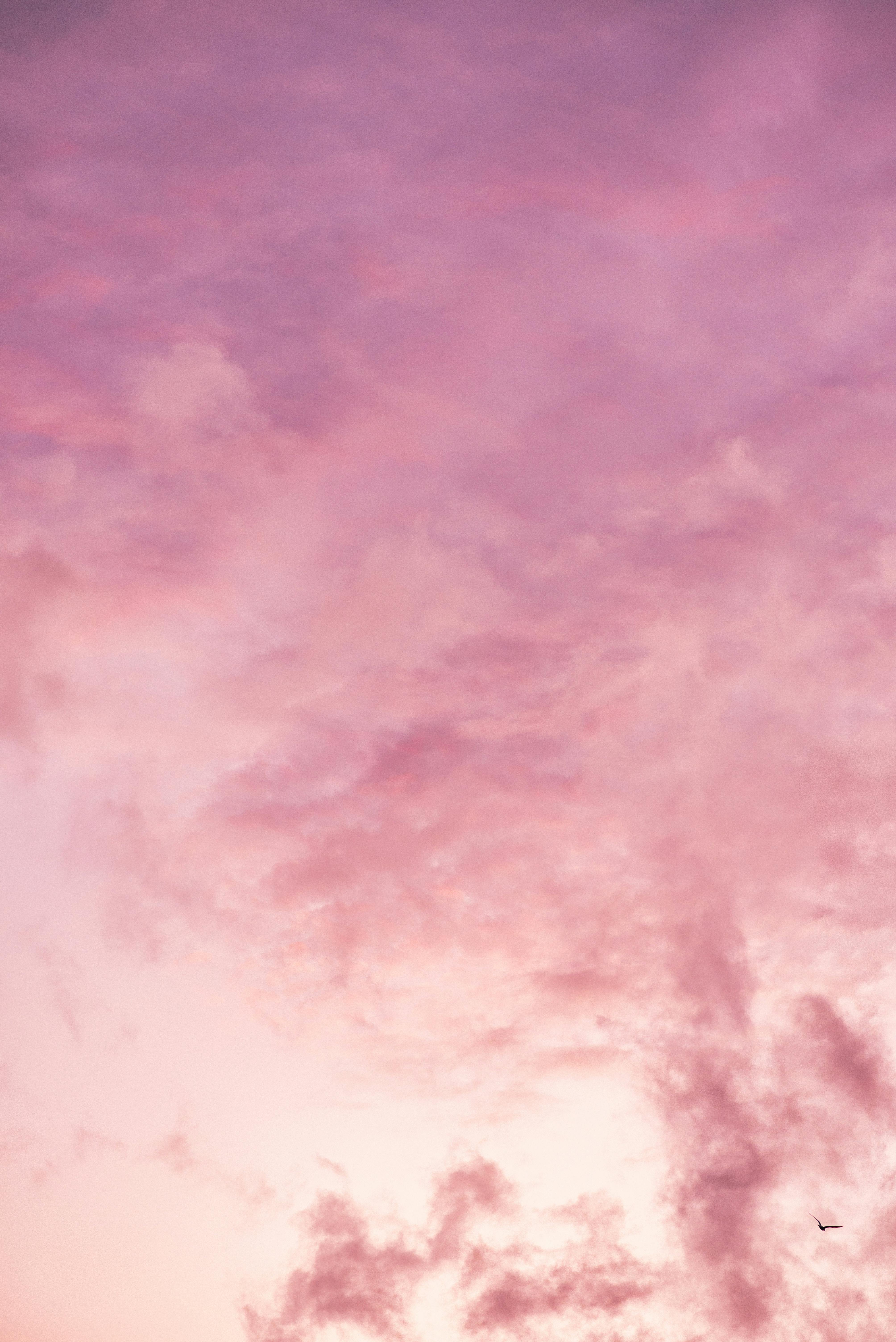 Pink cloud deals wallpaper