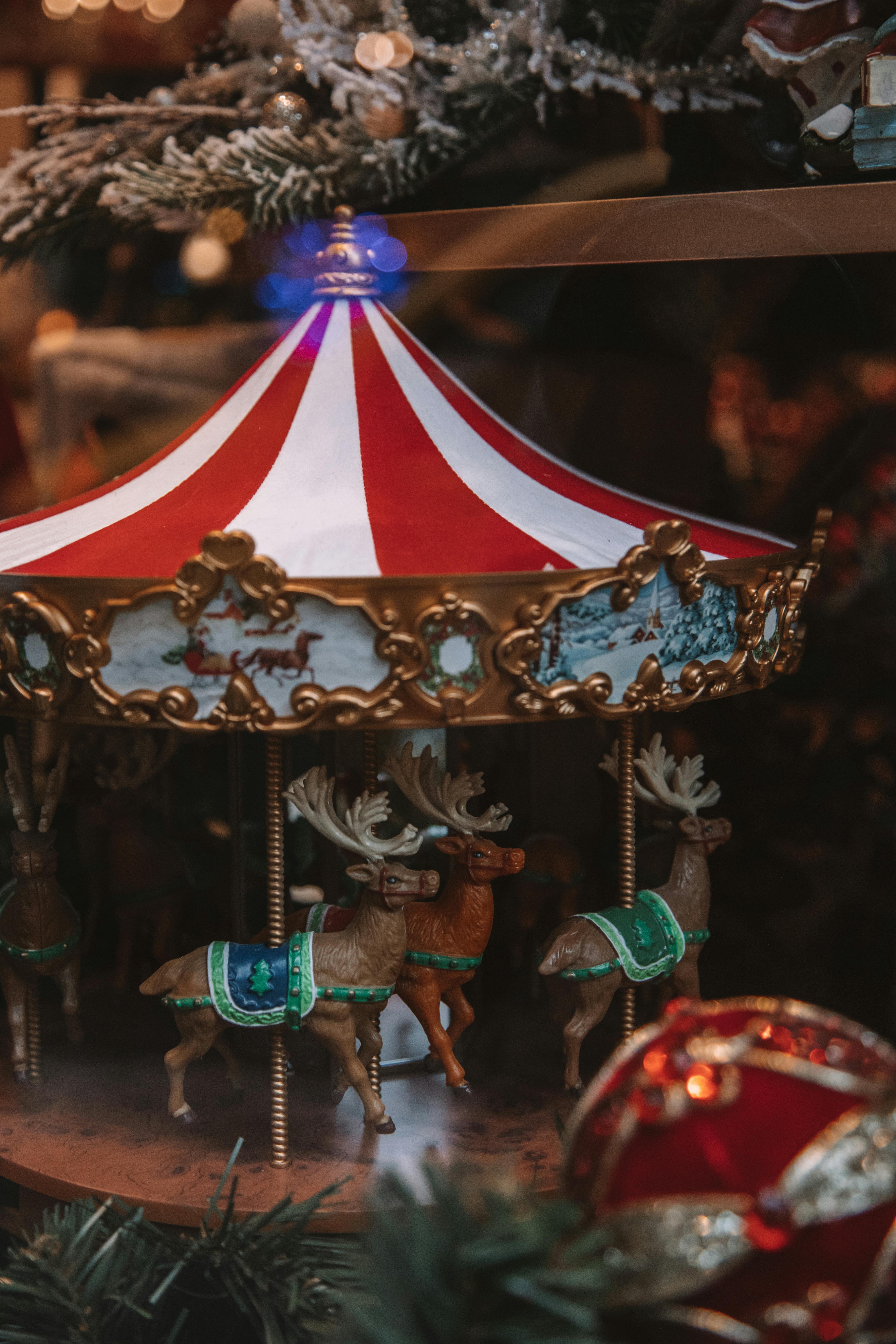 Reindeers in a Carousel · Free Stock Photo
