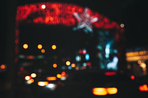 Bokeh Photography of City Lights during Night Time