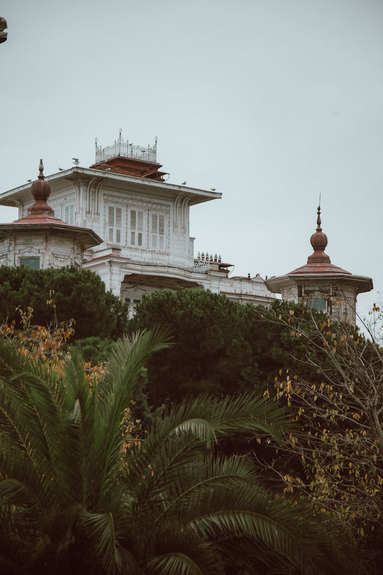 Asian Traditional House On Hills