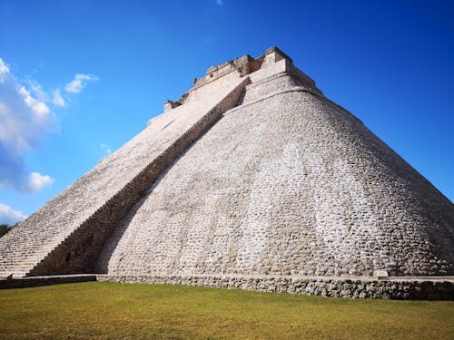 Pyramid Stone Under Blue Sky