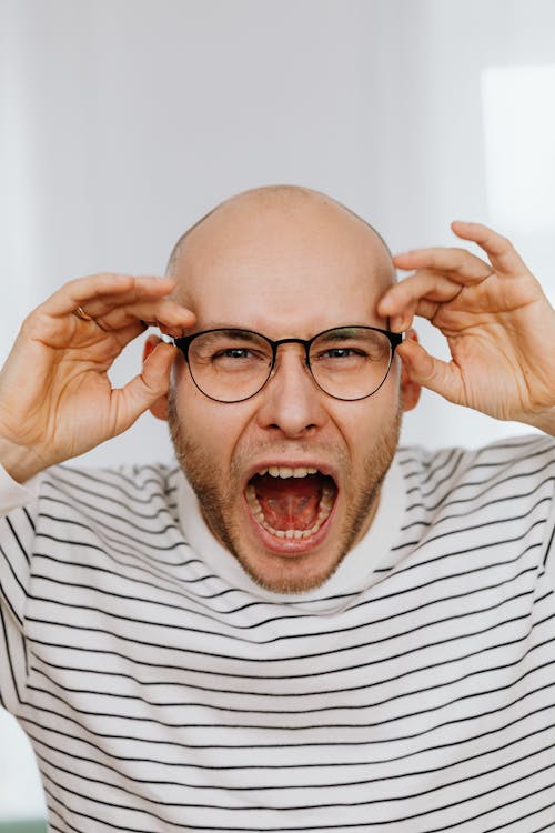 Kostenloses Stock Foto zu bart, brille, erwachsener