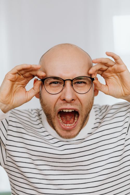 Guy Thinking Rage Man in Rage · Free Stock Photo