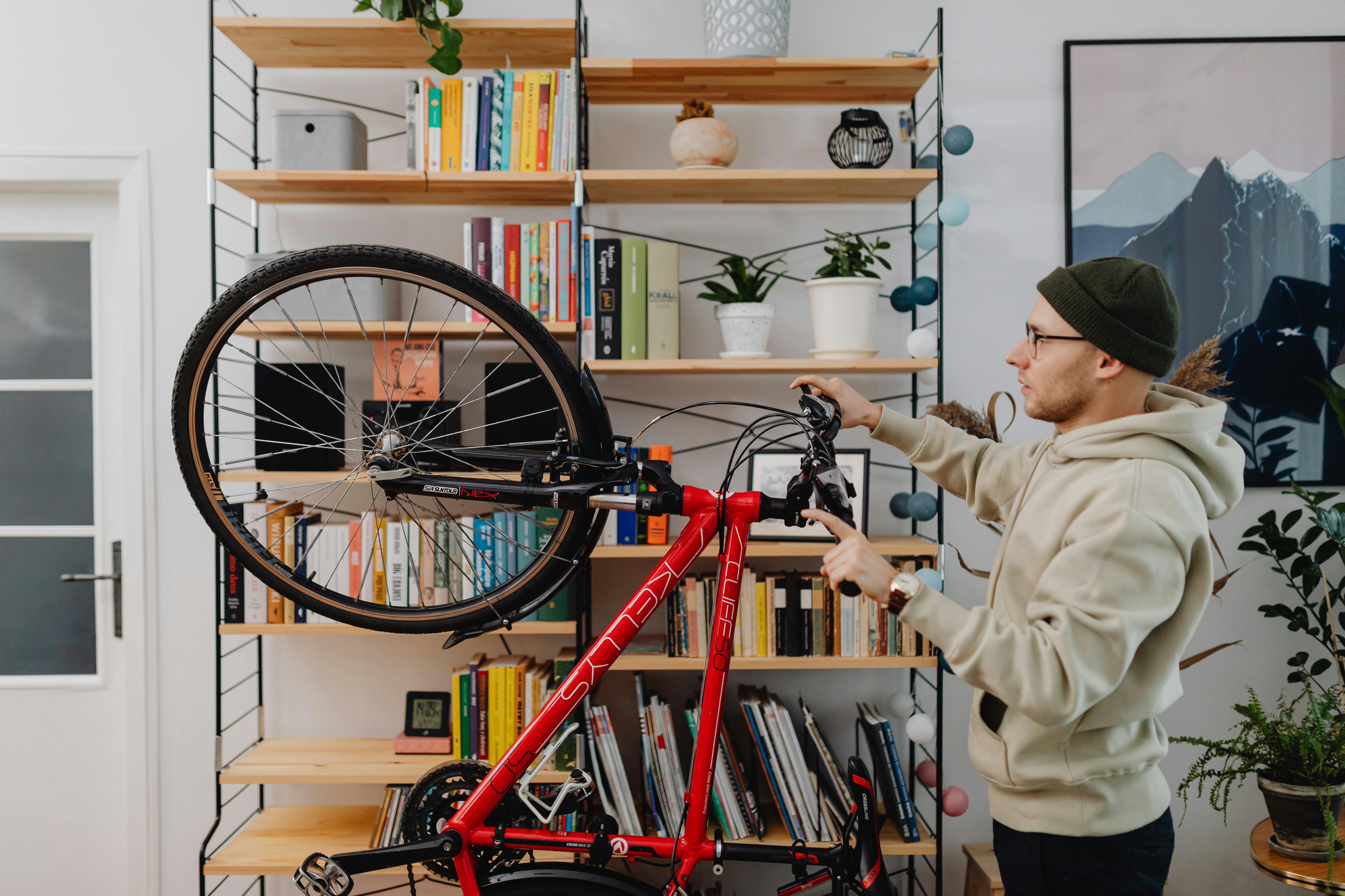 bicycle stand indoor storage rack