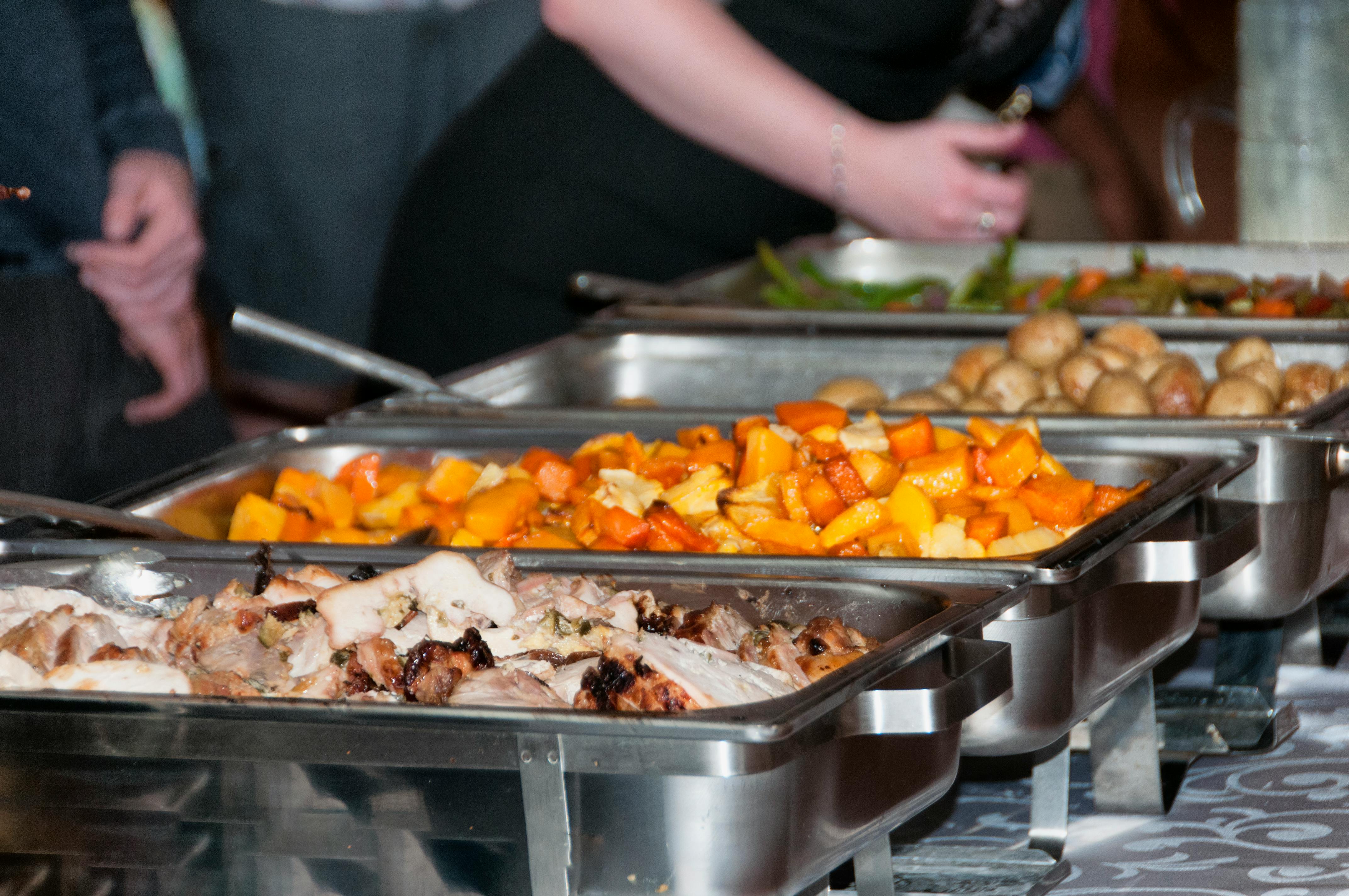 Free stock photo of buffet, christmas time, dinner