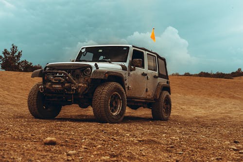 Free Off Road Vehicle in a Desert Stock Photo