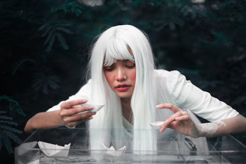 Ilmainen kuvapankkikuva tunnisteilla aasialainen nainen, aistillinen, akvaario