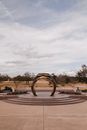 The Aggie Ring Statue at Haynes Ring Plaza, Texas
