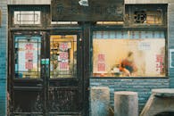 Door and Window of Food Bar