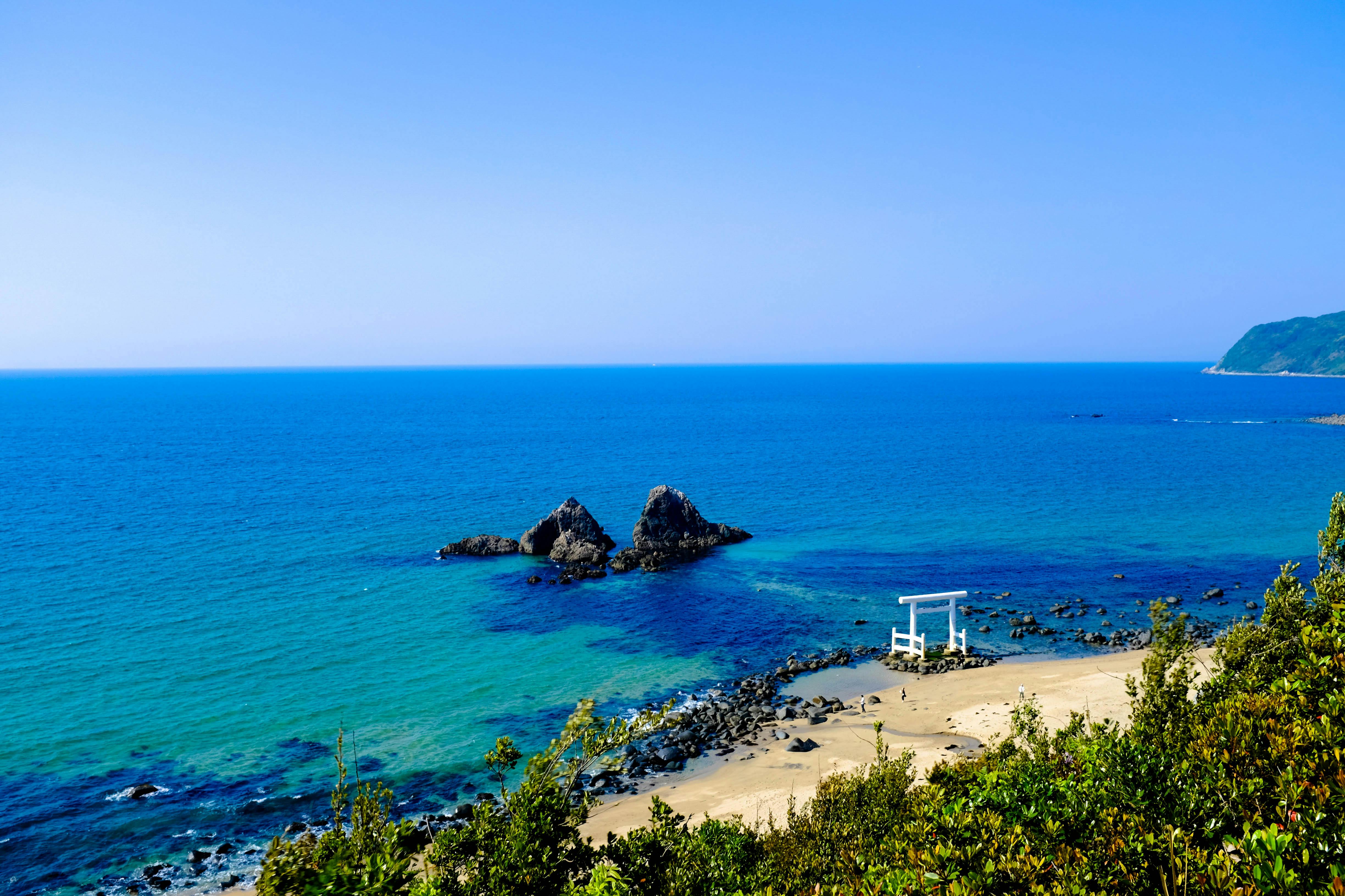 ビーチ 日本 海の無料の写真素材