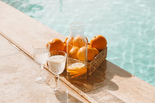 無料 オレンジ, グラスを飲む, ゴブレットの無料の写真素材 写真素材