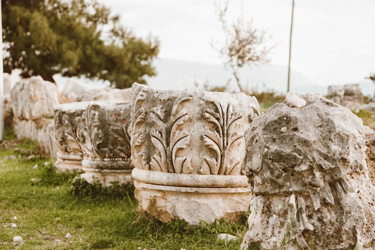 Damaged Ancient Sculptures