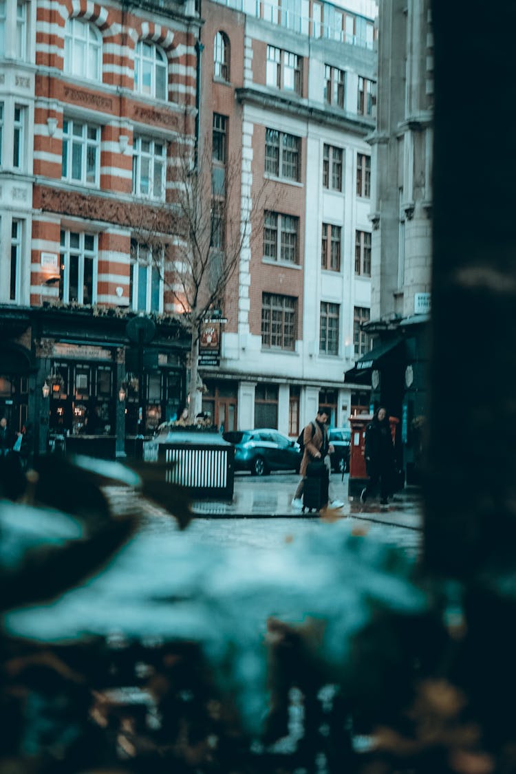 Photo Of London Streets On A Gloomy Day 