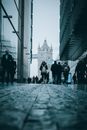 People Walking on Street