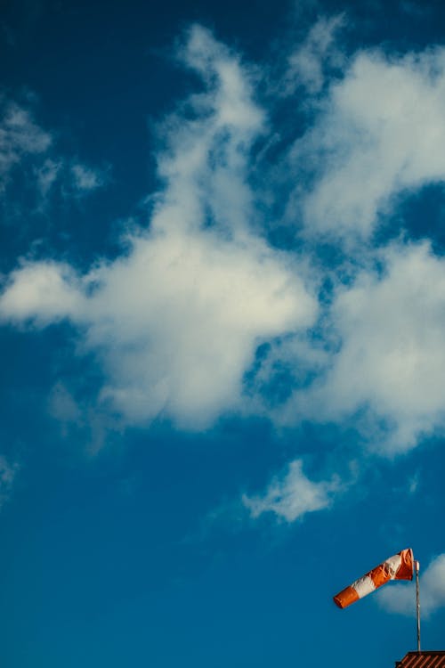 Free stock photo of blue sky, cinematic sky, white clouds Stock Photo