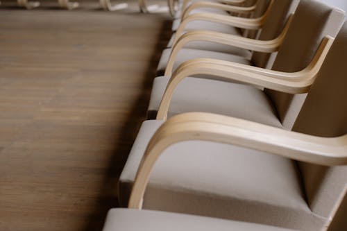 Free Close-up of Empty Seats in a Conference Hall Stock Photo