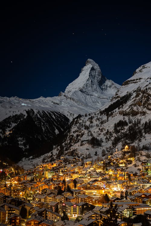 Безкоштовне стокове фото на тему «zermatt, Аерофотозйомка, будівлі»