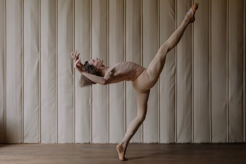 A ballet Dancer Dancing on Stage