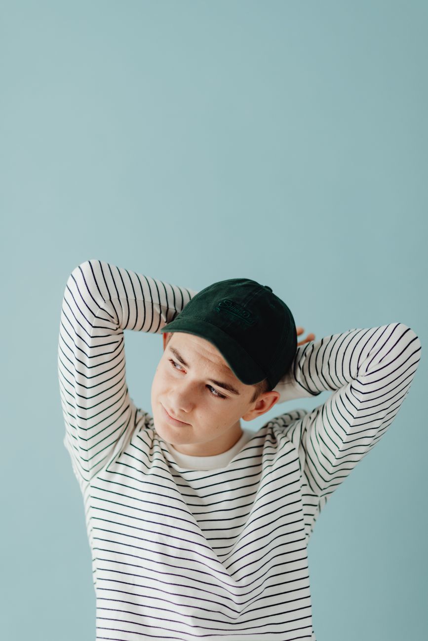 Six Panel Form Cap in Forest