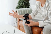Person with Games Controller