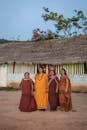 Four Women in Traditional Clothing