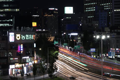 Foto profissional grátis de cidade à noite