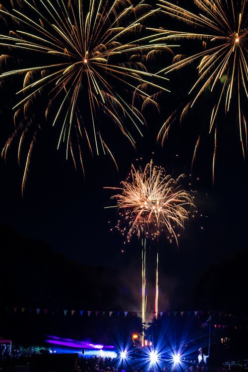 Fotografia Time Lapse Di Fuochi D'artificio