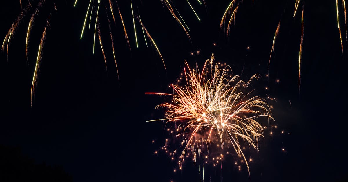 Time-lapse Photography of Fireworks