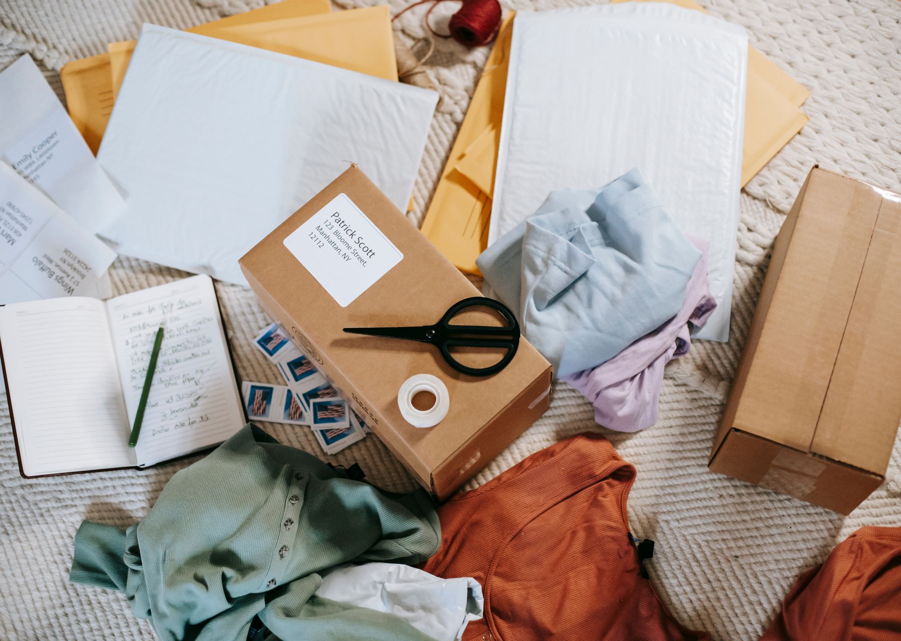 Professional removals crew at work — packing services Bentley