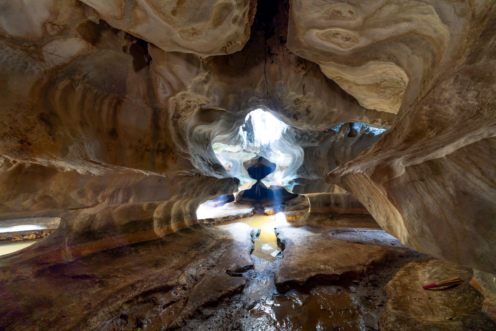 Explore the mesmerizing cave formations and natural beauty in Kien Giang, Vietnam.