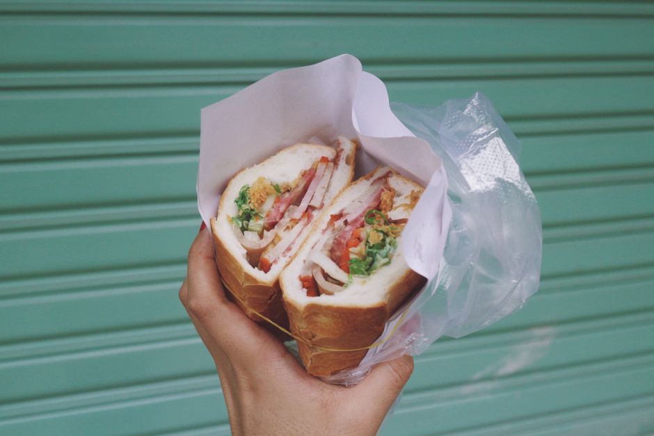 Banh mi at Banh Mi Huynh Hoa, Ho Chi Minh City, Vietnam
