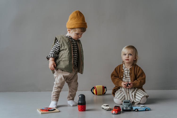 Young Children In Fall Fashion