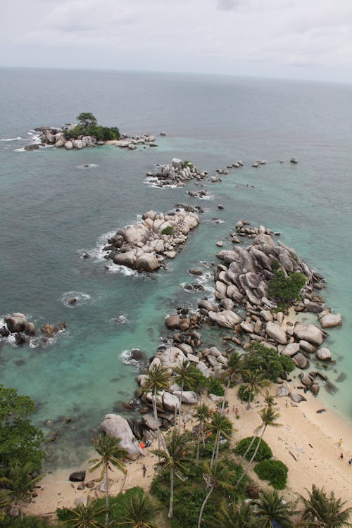 Fotos de stock gratuitas de belitung, costa de acantilados, Indonesia