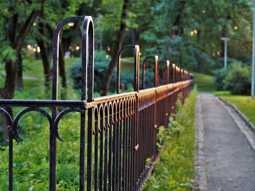 Clôture de jardin : Quels sont les différents types de clôtures 