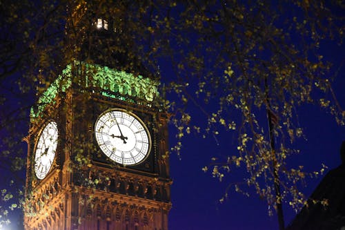 Foto d'estoc gratuïta de Big Ben, fotografia nocturna, Londres