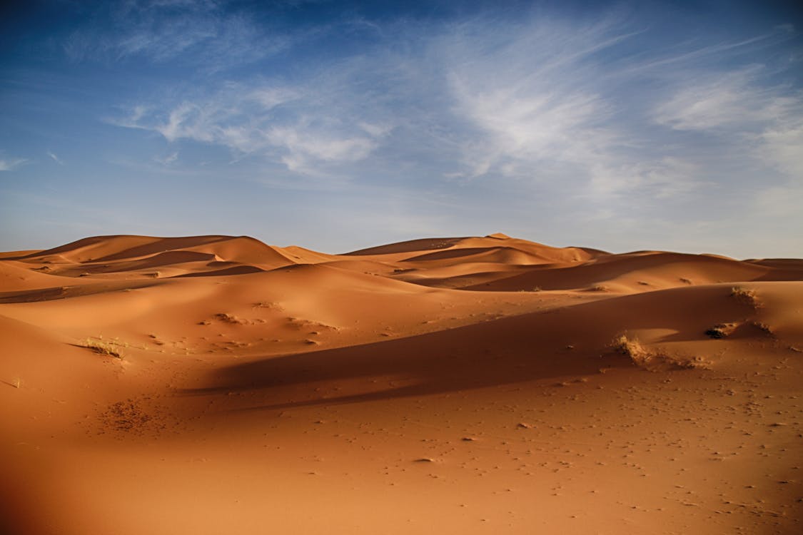 A Desert Under a Blue Sky