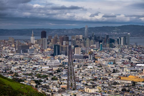 Aerial Photography of a City