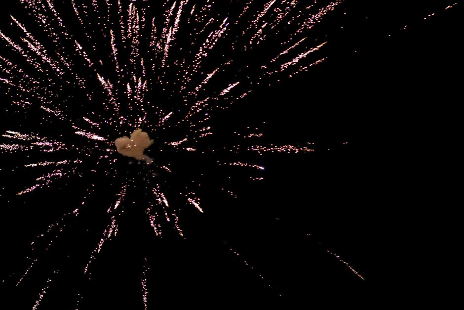 A captivating display of fireworks lighting up a dark night sky, perfect for celebrations.
