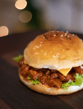 On Wheat Bun Sloppy Joe Sandwich