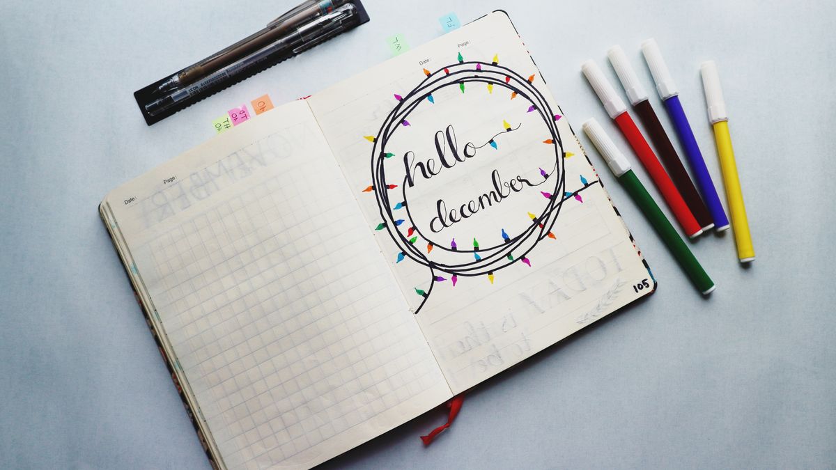 Créer un bullet journal au féminin - illustration