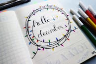 Hello December Calligraphy
