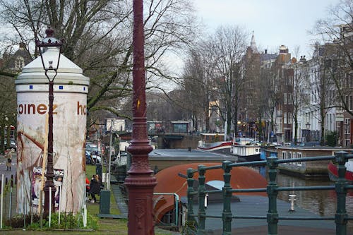 คลังภาพถ่ายฟรี ของ คลอง, อัมสเตอร์ดัม, เนเธอร์แลนด์