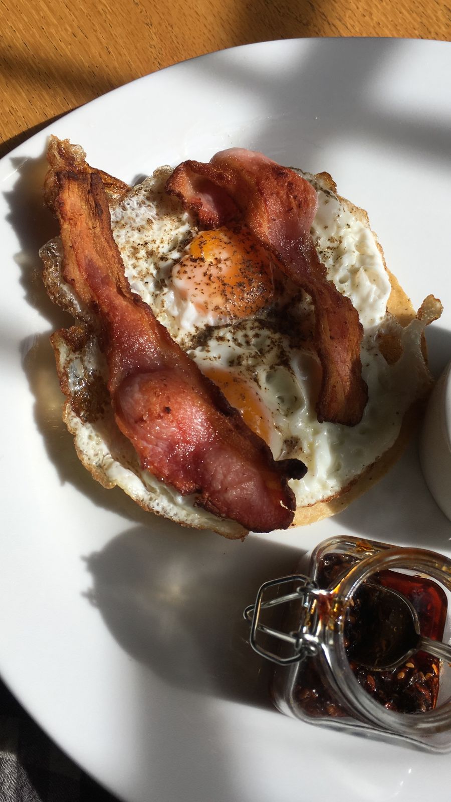 Bacon and eggs - quick real food choice