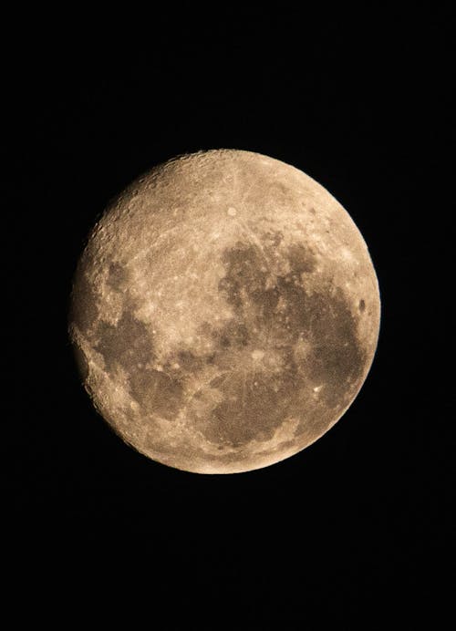 Free Close-up of a Full Moon  Stock Photo