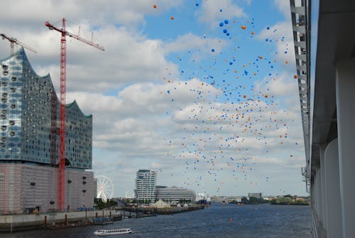 Elbphilharmonie Building in the Harbor in Hamburg, Germany 