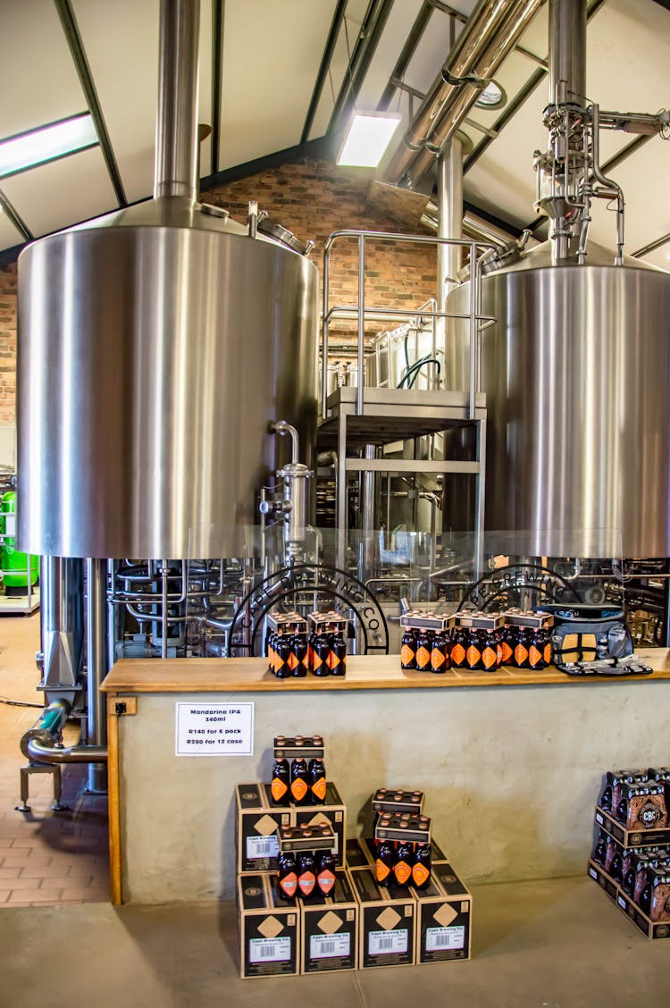 Interior Of A Brewery