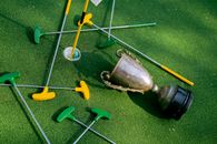 Golf Clubs on the Floor
