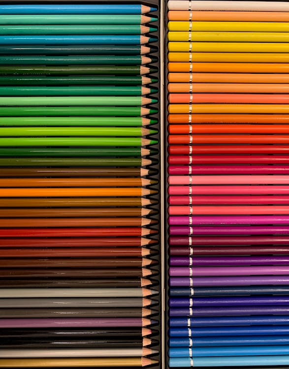 Imagine de stoc gratuită din colorat, creioane colorate, fotografiere verticală