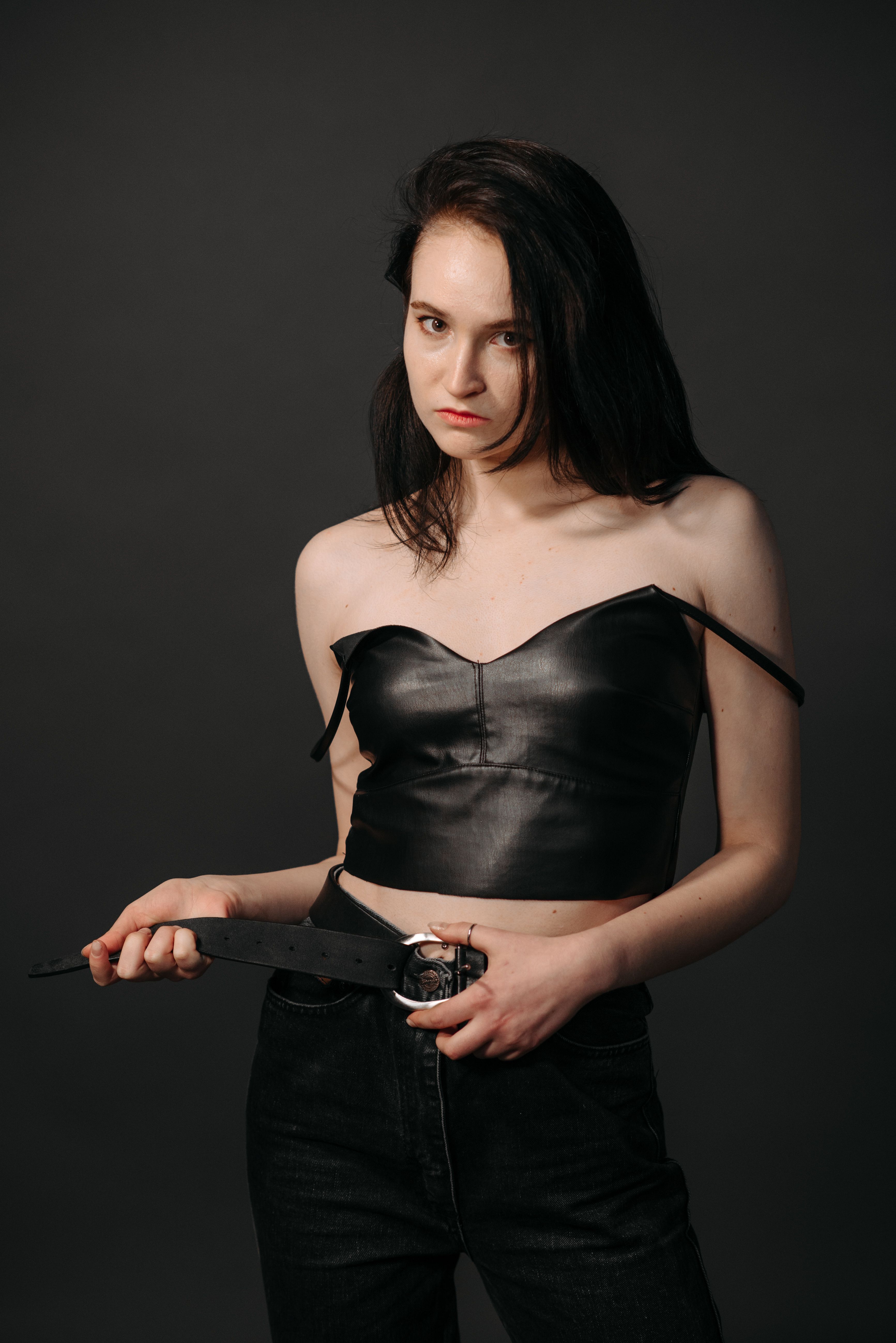 A Woman In Black Crop Top · Free Stock Photo